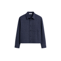 Brode Essential Shirt - Navy Windowpane