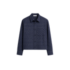 Brode Essential Shirt - Navy Windowpane