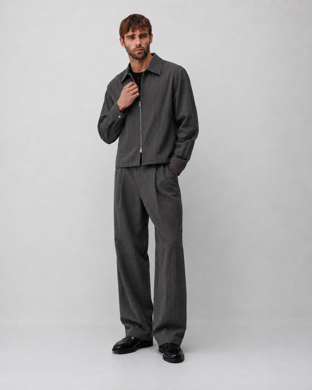 Brode Linen Set - brown