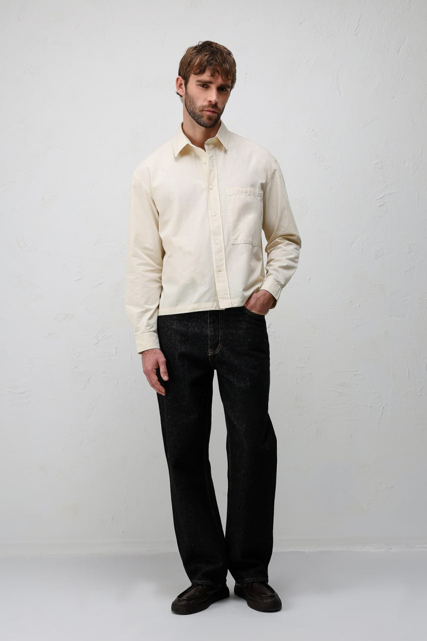 Brode Essential Shirt - CREAM