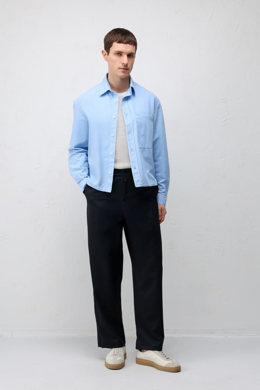 Brode Essential Shirt - BLUE